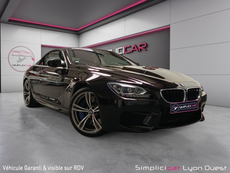 Bmw m6 cabriolet f12 m m dkg7 - garantie 12 mois occasion simplicicar lyon ouest simplicicar simplicibike france
