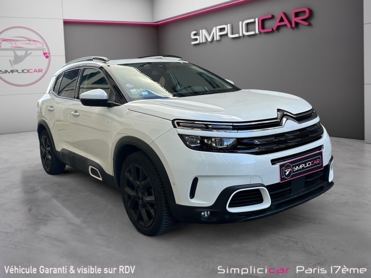 Citroen c5 aircross puretech 130 ss eat8 shine pack toit ouvrant camera de recul occasion paris 17ème (75)(porte maillot)...