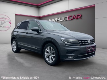 Volkswagen tiguan 2.0 tdi 150 dsg7 carat garantie 12 mois occasion simplicicar limoges  simplicicar simplicibike france