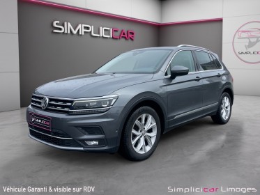 Volkswagen tiguan 2.0 tdi 150 dsg7 carat garantie 12 mois occasion simplicicar limoges  simplicicar simplicibike france