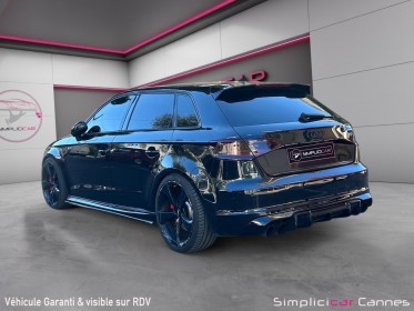 Audi s3 sportback 2.0 tfsi 300 quattro s-tronic 6  ligne milltek  full black occasion cannes (06) simplicicar simplicibike...