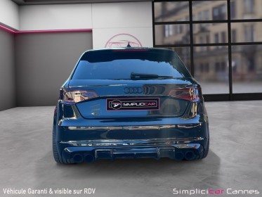 Audi s3 sportback 2.0 tfsi 300 quattro s-tronic 6  ligne milltek  full black occasion cannes (06) simplicicar simplicibike...