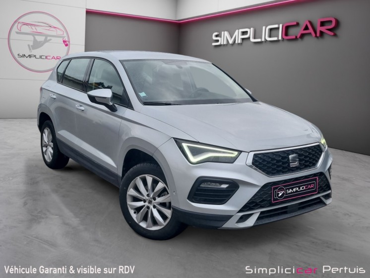 Seat ateca 1.5 tsi 150 ch start/stop dsg7 style sièges chauffants carplay - garantie 12 mois occasion simplicicar pertuis ...
