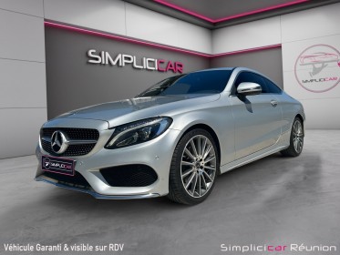 Mercedes classe c coupe 220 d 9g-tronic amg-line - caméra recul - carplay - carnet entretien occasion réunion ville st...