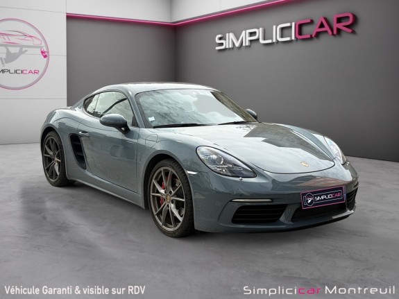 Porsche 718 cayman 2.5i s 350 ch pdk historique, entretien, suivi complet, garantie 12 mois occasion montreuil (porte de...