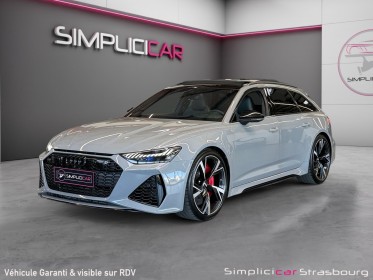 Audi rs6 avant v8 4.0 tfsi 600 tiptronic 8 quattro malus payÉ - suivi audi - laser - freins ceramique - cam360 3d - toit......