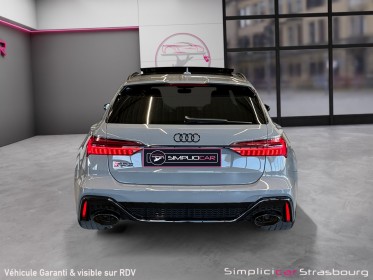 Audi rs6 avant v8 4.0 tfsi 600 tiptronic 8 quattro malus payÉ - suivi audi - laser - freins ceramique - cam360 3d - toit......