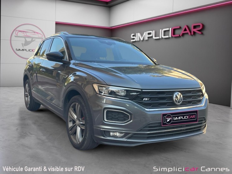 Volkswagen t-roc 1.5 tsi 150 evo start/stop dsg7 r-line - tres bon etat - garantie 12 mois occasion cannes (06) simplicicar...