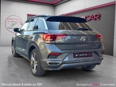 Volkswagen t-roc 1.5 tsi 150 evo start/stop dsg7 r-line - tres bon etat - garantie 12 mois occasion cannes (06) simplicicar...