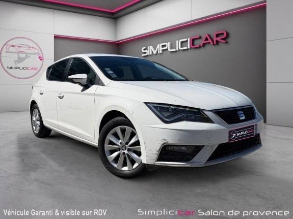 Seat leon 1.2 tsi 110 - caméra - radar av/ar - clim auto - régulateur - feux auto occasion simplicicar salon de provence...