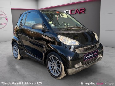 Smart fortwo cabrio 84ch passion occasion  simplicicar nice - pfvauto simplicicar simplicibike france