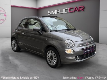 Fiat 500c serie 6 1.2 69 ch lounge regulateur de vitesse radar de recul garantie 12 mois occasion paris 17ème (75)(porte...