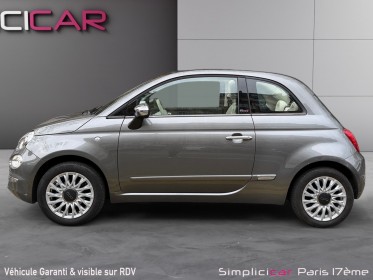 Fiat 500c serie 6 1.2 69 ch lounge regulateur de vitesse radar de recul garantie 12 mois occasion paris 17ème (75)(porte...