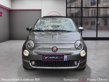 Fiat 500c serie 6 1.2 69 ch lounge regulateur de vitesse radar de recul garantie 12 mois occasion paris 17ème (75)(porte...