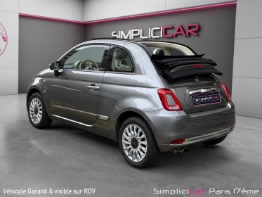 Fiat 500c serie 6 1.2 69 ch lounge regulateur de vitesse radar de recul garantie 12 mois occasion paris 17ème (75)(porte...