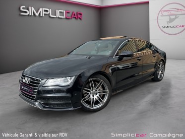 Audi a7 sportback s line  quattro v6 3.0 bitdi 313ch - suivi - exclusive - full - occasion simplicicar compiegne simplicicar...
