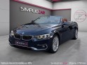 Bmw serie 4 cabriolet f33 lci 420d 190 ch luxury- camÉra de recul-siÈges ÉlÉctriques À mÉmoire chauffant-ouverture...