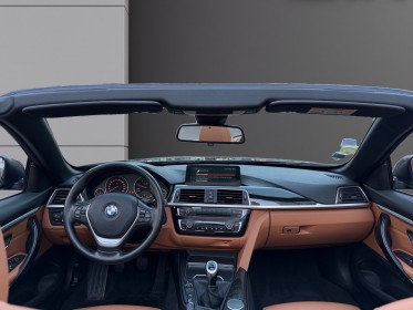 Bmw serie 4 cabriolet f33 lci 420d 190 ch luxury- camÉra de recul-siÈges ÉlÉctriques À mÉmoire chauffant-ouverture...
