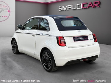 Fiat 500 nouvelle cabriolet 500e 500c la prima 118 ch toit ouvrant - carplay sans fil - garantie 12 mois occasion simplicicar...