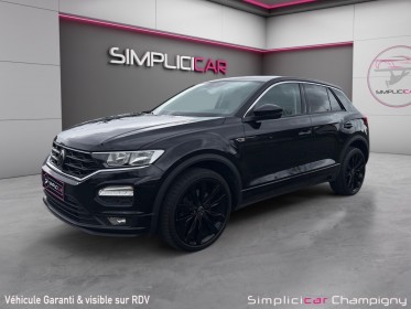 Volkswagen t-roc 2.0 tdi 150 dsg7 r-line ext - carplay - ciel etoile - full black occasion champigny-sur-marne (94)...