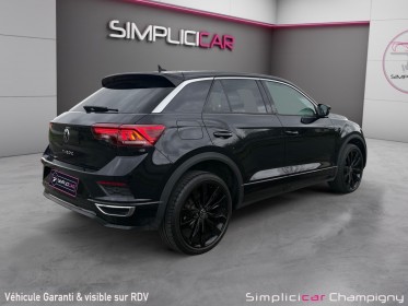 Volkswagen t-roc 2.0 tdi 150 dsg7 r-line ext - carplay - ciel etoile - full black occasion champigny-sur-marne (94)...