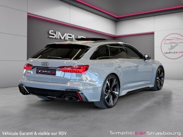 Audi rs6 avant v8 4.0 tfsi 600 tiptronic 8 quattro malus payÉ - suivi audi - laser - freins ceramique - cam360 3d - toit......