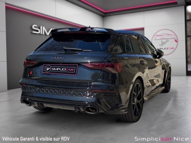 Audi rs3 sportback 2.5 tfsi 400 quattro occasion  simplicicar nice - pfvauto simplicicar simplicibike france