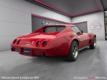 Chevrolet corvette c3  v8 350ci stingray occasion simplicicar reims simplicicar simplicibike france