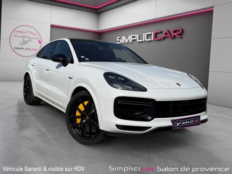 Porsche cayenne coupe 4.0 v8 680 ch turbo s - porsche approved - excellent etat - pdls - batterie hybride neuve occasion...
