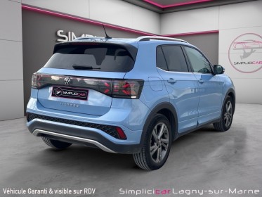 Volkswagen t-cross nouveau 1.5 tsi 150 start/stop dsg7 r-line - première main - régulateur adaptatif - caméra de recul...