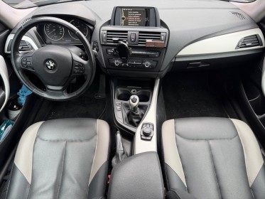 Bmw serie 1 f21 114d 95 ch 112g lounge 3 portes intérieur cuir bi-ton garantie 12 mois occasion simplicicar vernon...