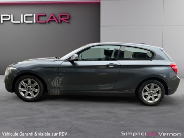 Bmw serie 1 f21 114d 95 ch 112g lounge 3 portes intérieur cuir bi-ton garantie 12 mois occasion simplicicar vernon...