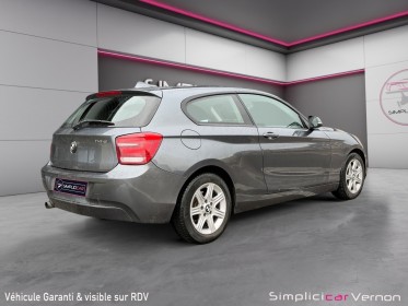 Bmw serie 1 f21 114d 95 ch 112g lounge 3 portes intérieur cuir bi-ton garantie 12 mois occasion simplicicar vernon...