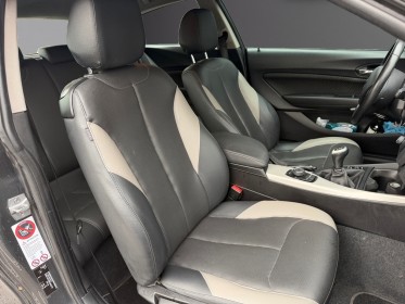 Bmw serie 1 f21 114d 95 ch 112g lounge 3 portes intérieur cuir bi-ton garantie 12 mois occasion simplicicar vernon...
