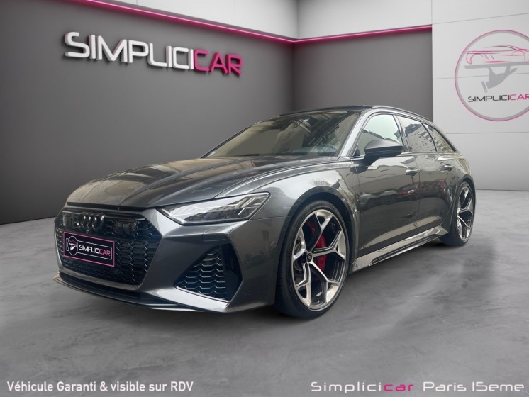 Audi rs6 avant v8 4.0 tfsi 630 tiptronic 8 quattro performance / malus paye /francaise occasion paris 15ème (75) simplicicar...