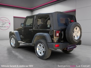 Jeep wrangler 2.8 crd 200 sport garantie 12 mois minimum occasion simplicicar la ciotat simplicicar simplicibike france