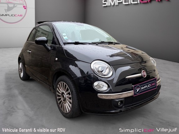 Fiat 500 1.2 8v 69 ch ss, toit ouvrant panoramique, android auto, garantie 12 mois occasion simplicicar villejuif ...
