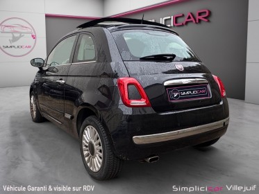 Fiat 500 1.2 8v 69 ch ss, toit ouvrant panoramique, android auto, garantie 12 mois occasion simplicicar villejuif ...