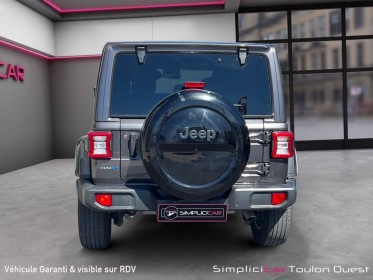 Jeep wrangler unlimited 4xe 2.0 l t 380 ch phev 4x4 bva8 overland 1ere main entretien jeep garantie 12 mois occasion...