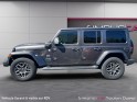 Jeep wrangler unlimited 4xe 2.0 l t 380 ch phev 4x4 bva8 overland 1ere main entretien jeep garantie 12 mois occasion...