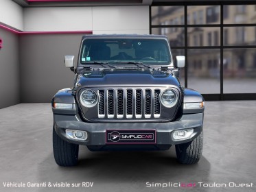 Jeep wrangler unlimited 4xe 2.0 l t 380 ch phev 4x4 bva8 overland 1ere main entretien jeep garantie 12 mois occasion...