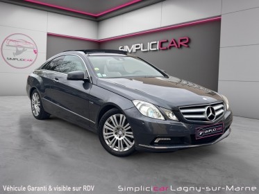 Mercedes classe e coupe 250 cdi blueefficiency executive a occasion simplicicar lagny  simplicicar simplicibike france