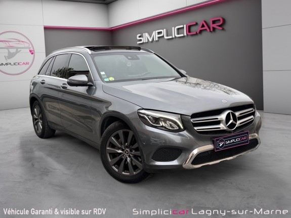 Mercedes glc 250 d 204 ch 9g-tronic 4matic fascination - toit ouvrant - sièges electriques  chauffants - carnet d'entretien...