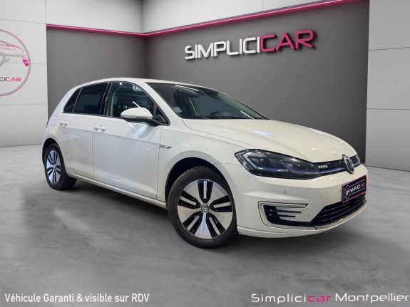 Volkswagen e-golf 136ch electrique garantie vw 2028 occasion montpellier (34) simplicicar simplicibike france