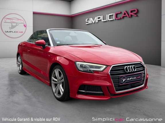Audi a3 cabriolet 35 tfsi cod 150 s tronic 7 s line plus occasion simplicicar carcassonne simplicicar simplicibike france