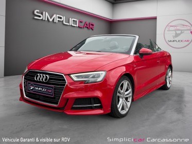 Audi a3 cabriolet 35 tfsi cod 150 s tronic 7 s line plus occasion simplicicar carcassonne simplicicar simplicibike france