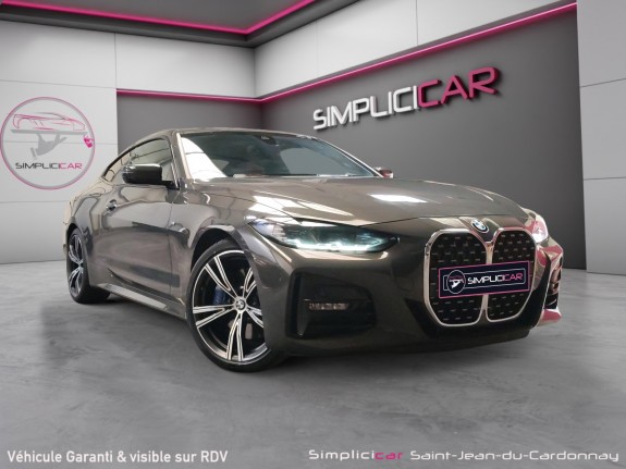 Bmw serie 4 coupe g22 m430i 258 ch bva8 garantie 12 mois affichage tête haute sièges chauffants led ambiance occasion...