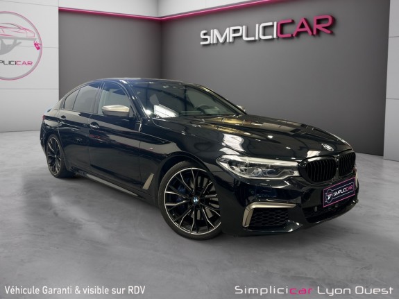 Bmw serie 5 g30 m550i xdrive 462 ch bva8 - suivi 100% bmw - full options - pas de malus occasion simplicicar lyon ouest...