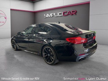 Bmw serie 5 g30 m550i xdrive 462 ch bva8 - suivi 100% bmw - full options - pas de malus occasion simplicicar lyon ouest...