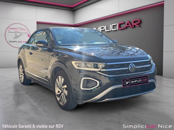 Volkswagen t-roc cabriolet 1.0 tsi 110 style /camera / sieges chauffants/suivi volkswagen/radar/garantie 12 mois occasion ...